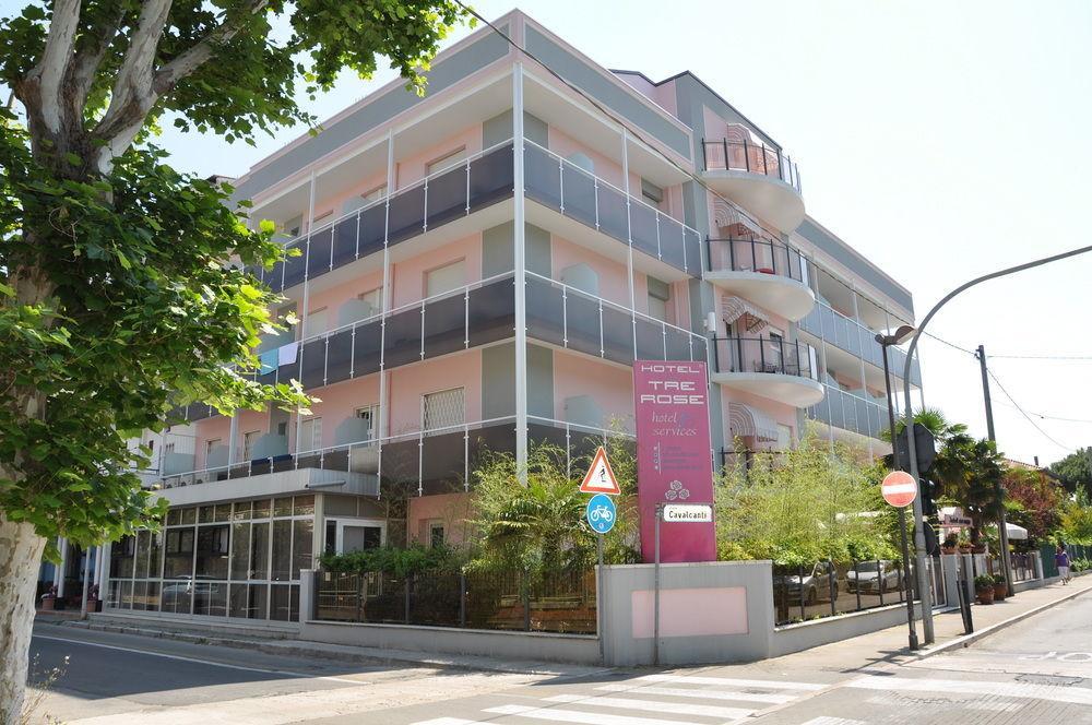Hotel Tre Rose Riccione Exterior foto